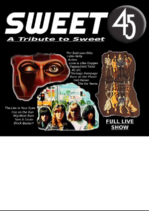 SWEET45 small poster with blank panel